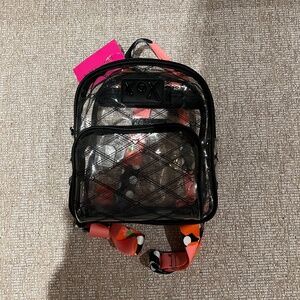 Betsy Johnson clear xo bag